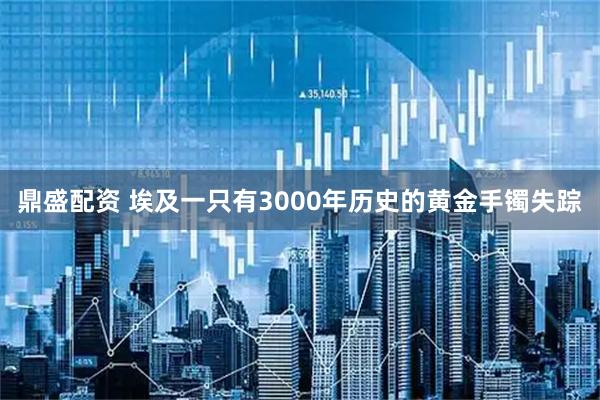 鼎盛配资 埃及一只有3000年历史的黄金手镯失踪