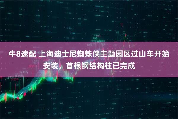 牛8速配 上海迪士尼蜘蛛侠主题园区过山车开始安装，首根钢结构柱已完成