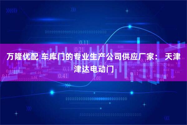 万隆优配 车库门的专业生产公司供应厂家： 天津津达电动门