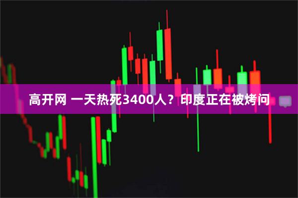 高开网 一天热死3400人?印度正在被烤问